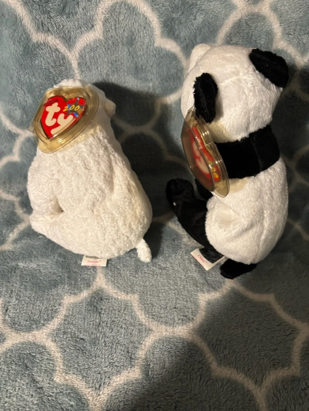Ty Beanie Lot of 2 Aurora & China